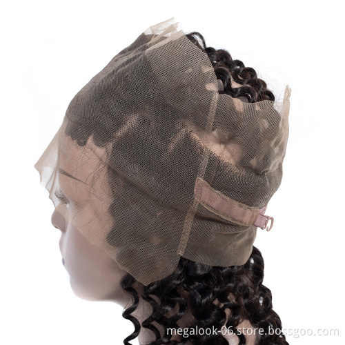 Natural Straight Brazilian Human Hair Bundle 360 Degree Full Lace Frontal Closure South Africa